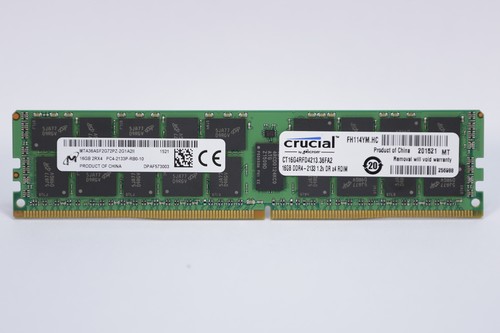 Crucial 16gb ddr4 - ddr4-2133mhz, ecc