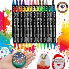 Acrylstifte Marker Set Permanent Wasserfest Pen Für DIY Graffiti Steine Holz