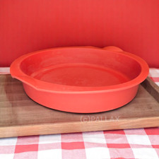 TUPPERWARE H23 SILIKON GLATTE RUNDE ROT RÜHRKUCHEN QUICHES EISTORTEN