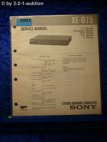 Sony service manual - sony,