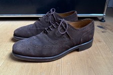 Gordon & Bros. Budapester Schuhe Gr. 42  rahmengenäht Wildleder braun