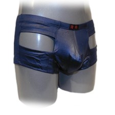 Glanz Pants mit Ausschnitt