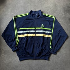 Adidas Firebird 1990s 90er Vintage Herren Sportjacke Track Tracket Gr. L Blau