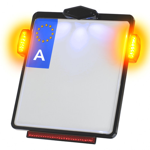Kennzeichenhalter mit blinker - mit,