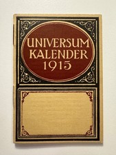 Reclam Universum - Kalender 1915