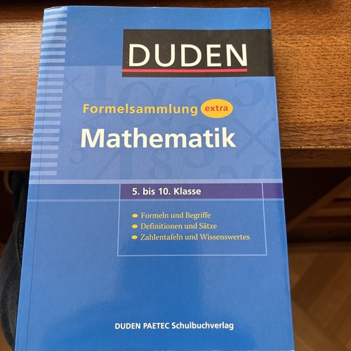 Duden formelsammlung extra - duden,