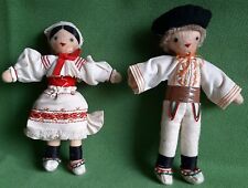 Trachten - Puppen aus Bulgarien • Pärchen • 70-er Jahre • 17 cm • Sammlerstücke 