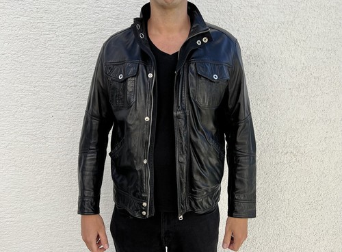 Offset herren lederjacke - offset,