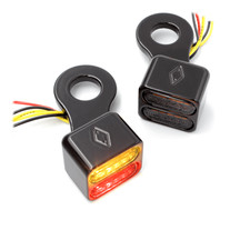 IOMP mini SMD Blinker Rücklicht 3 in 1 Stoßdämpfer für Harley Davidson Dyna '1