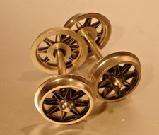 Hübner - Märklin Spur 1:    1018.1     Radsatz mit Speichen  2 Stück