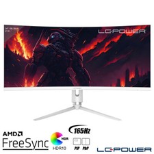 B-Ware - LC-Power - Monitor LC-M34-Q-C-PRO - 34", UWQHD-Auflösung, 165Hz, Curved