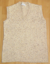 Strick Pullunder Gr. 38 Peter Hahn V-Ausschnitt Alpaka ärmellos Westover Pulli