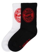 Original FCB FC Bayern München Kinder Sport-Socken 2er-Set (Art. 34502)