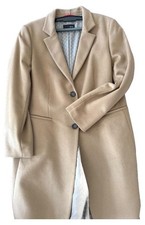 Cinque Damen Wollmantel Gr. 44 Beige Klassisch Eleganter Wintermantel