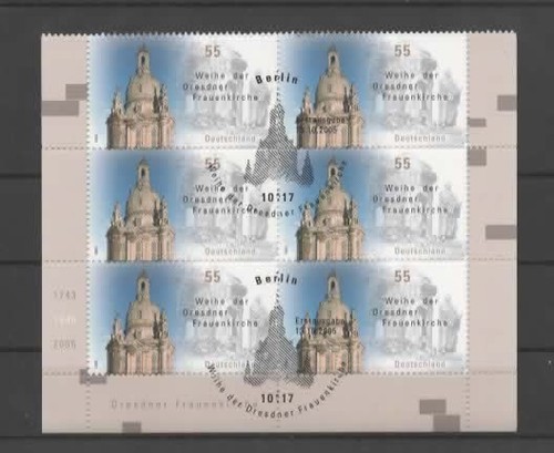 Brd bund 6er block aus - bund,