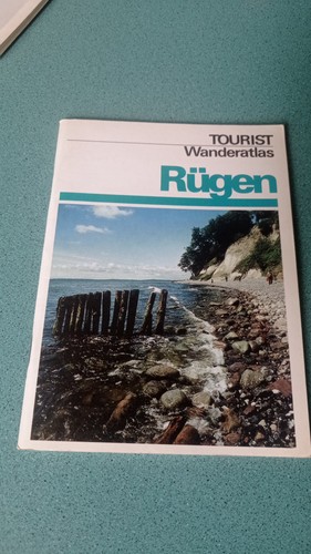 Tourist wanderatlas rügen - rügen, ddr
