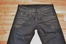 G-Star RAW Jeans W30 L32 MORRIS Low Straight gewachste Optik schwarzer Denim TOP