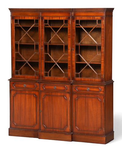 Englische vitrine mahagoni - vitrine,