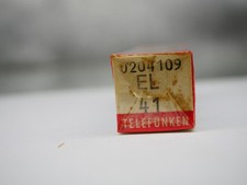 1x EL41 Telefunken  NOS/NIB /NEW in sealed Box TUBE RÖHRE