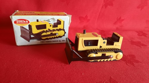 Vintage tiny tonka - vintage, dozer"