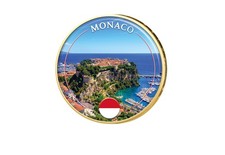 2 Euro vergoldet mit