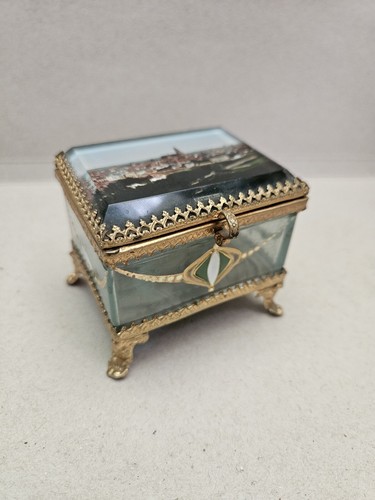 Jugendstil glas messing - jugendstil, glas-messing