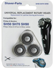 Scherkopf kompatibel mit Rasierer Ersatz für Philips HQ8, SH50