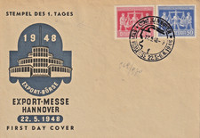 +++ HANNOVER + EXPORTMESSE + ERSTTAG + SCHMUCKUMSCHLAG + HÄNDLER + WAAGE + FDC +