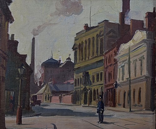 Old market town - old,