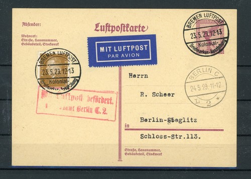 Bremen flugpost 1929 - p, 169