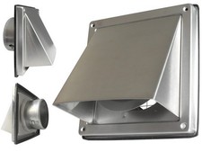Lüftungshaube Ablufthaube mit Rückstauklappe Anschluss 150 mm Wetterschutzgitter