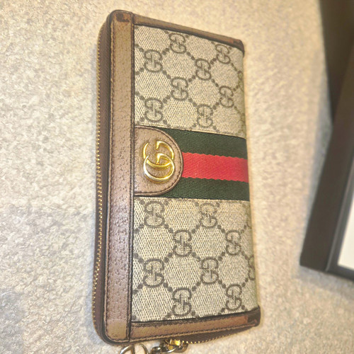 Gucci canvas zip - canvas, zip-around