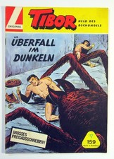 Tibor Comic Heft # 159 Überfall im Dunkeln Lehning Verlag 1961-1968 Zustand 2