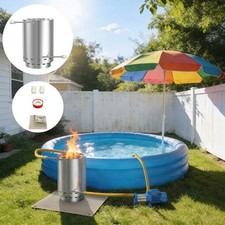 Feuertonne Poolheizung