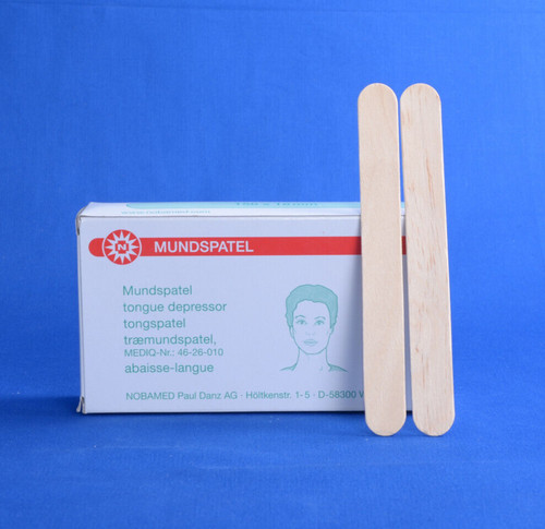 100 noba holz mundspatel - 100, holz-mundspatel