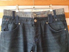 DESIGUAL Jeans PATCHWORK Boyfriend Dandy Unisex Hose DOPPELBUND Lagenlook 46 XL