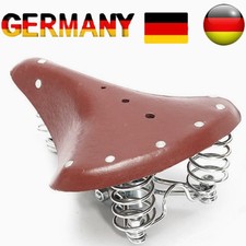 Vintage Retro Fahrrad Fahrrad Fahrrad Echtleder Sattel Sitz Federkomfort DE