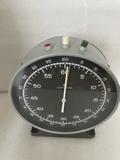 1970er JUNGHANS Stoppuhr / Laboruhr / Schuluhr mechanischer Aufzug