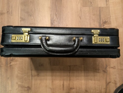 Aktenkoffer echtleder schwarz - aktenkoffer,
