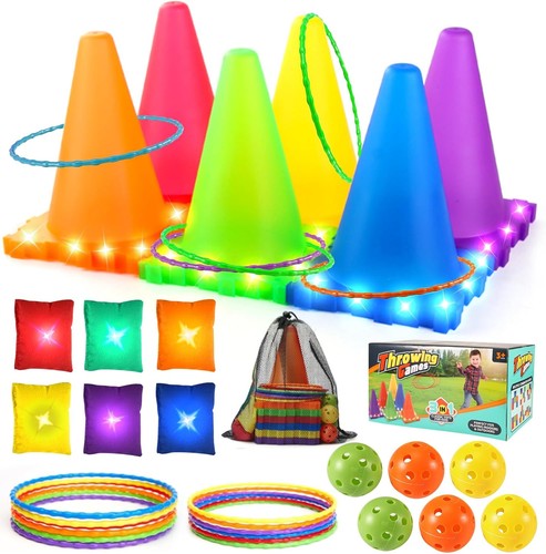 Leuchtendes wurfspiel set - leuchtendes, wurfspiel-set
