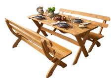 Holz gartenmöbel set - holz, |