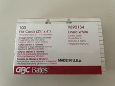 100 Karten GBC File-Cards