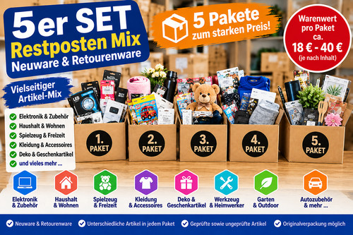 5er überraschungspaket - Überraschungspaket, –