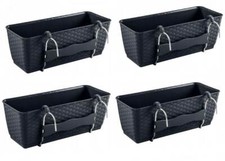 4x Blumenkasten Balkonkasten