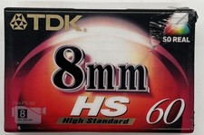 TDK 8mm HS 60 High Standard Camcorder Videokassette Neu OVP