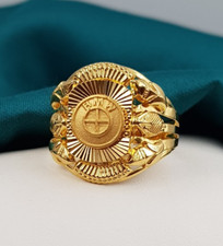 Schlichter Goldring 22K