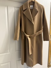 Mango Wollmantel mit Gürtel