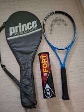 HEAD CHALLENGE PRO TEAM SERIES MAKELLOS + ETUI + BÄLLE GRATIS WIE NEU!!!