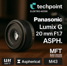 ? Panasonic Lumix G 20 mm F/1.7 Asph. Objektiv MFT Micro Four Thirds M43 Lens