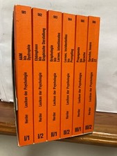 Lexikon der Psychologie Sechs Bände Herderbücherei Arnold, Wilhelm